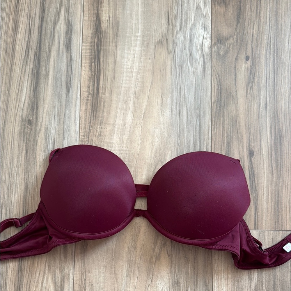 PINK Victoria's Secret Red Strapless Bra Seamless Design